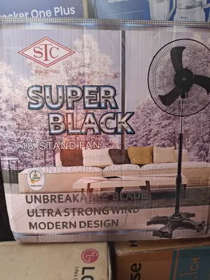 STC Super Black 18'" Standing Fan