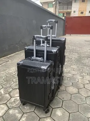 Black Aluminum Travel Luggage Quality and Durable - Lagos