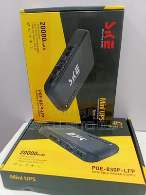 Ske 20,000mah Mini UPS Multifunctional Network With Type-C