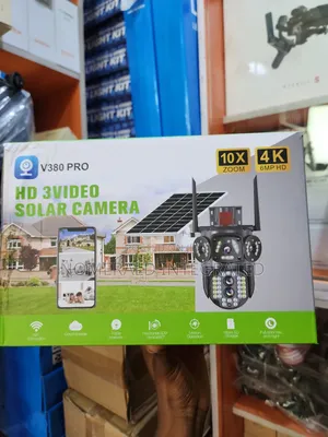 V380pro Hd 3video Solar Camera