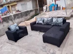 Quality Fabric L Shape Sofas and a Single Seater