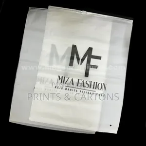Printed Small Frosted Ziploc Bags With One-Colour Print Both Sides