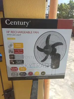 Century 18" Rechargeable Fan ( FRCB - 45 )