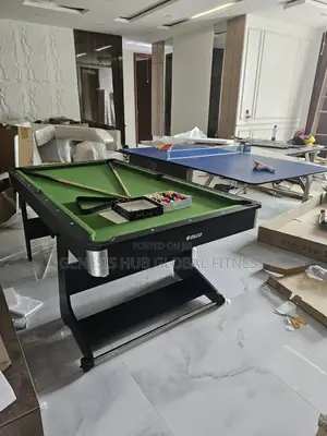 Foldable 6feet Snooker And Table Tennis Top TP2038