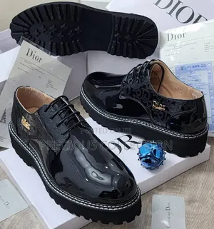 Dior Glossy Leather Classic Lace Up Shoe