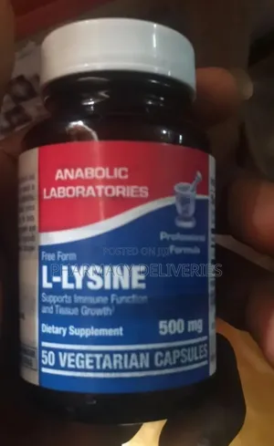 L-Lysine 500mg Supplement for System and Body Tissue Support