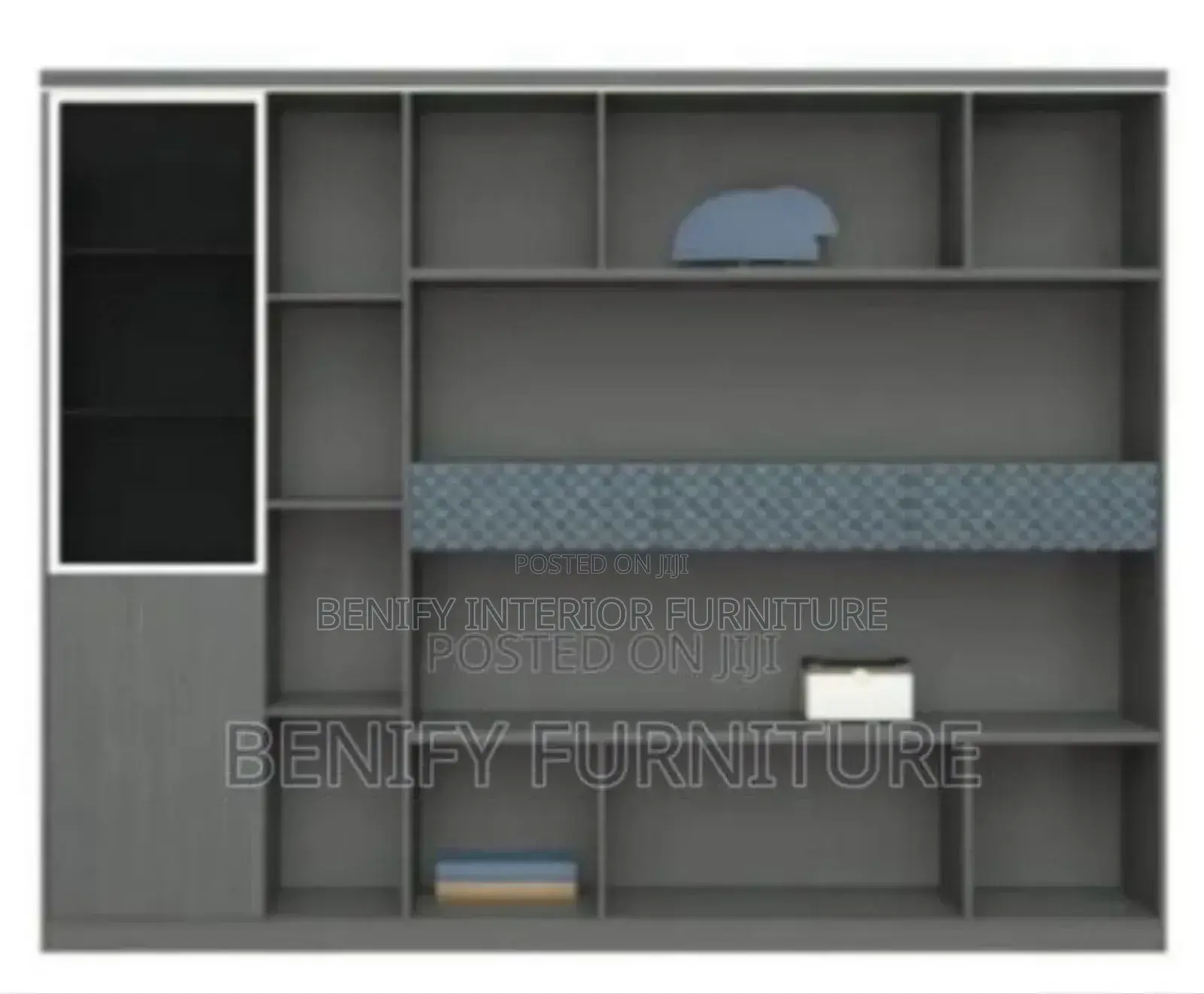 2.4 Meter Bookshelf and Cabinet