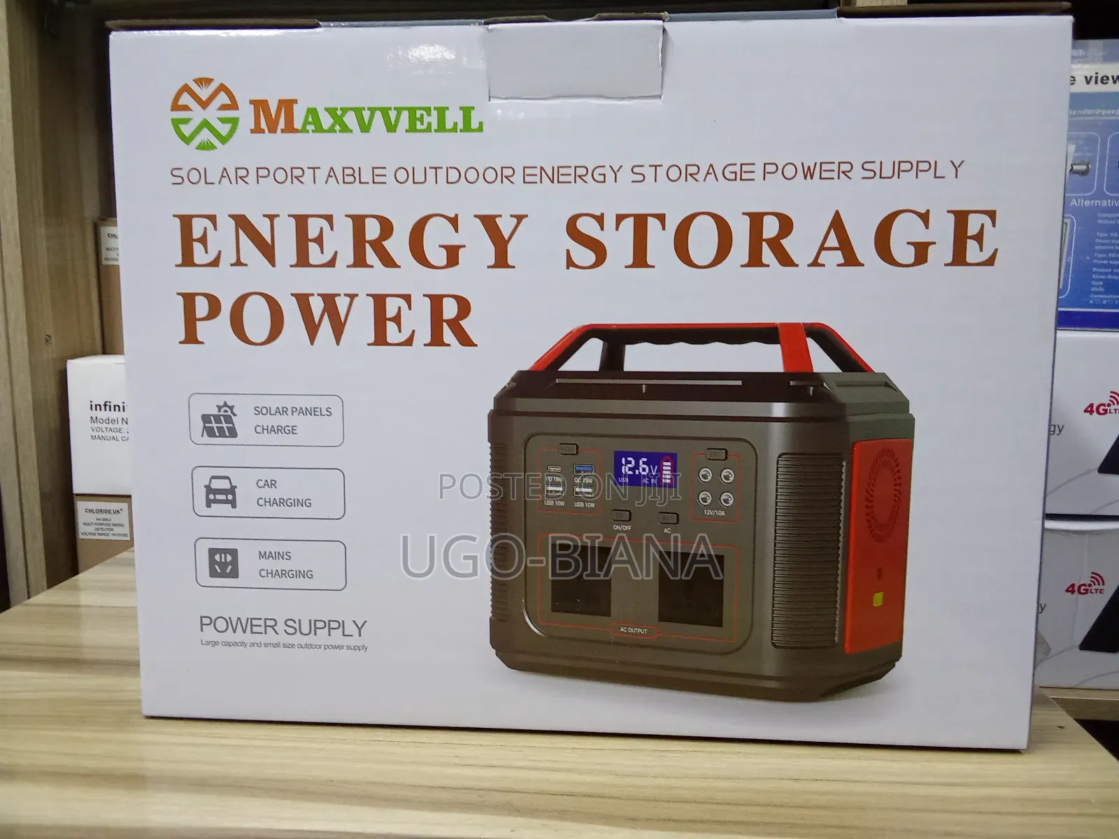 500w Solar Power Generator With Solar Panel