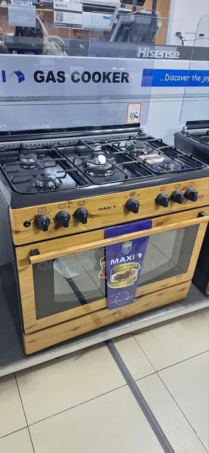 New Maxi 90cm All Gas 5 Burners Oven Automatic Ignition