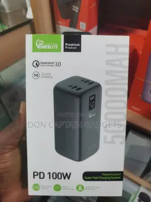 Laptop Power Bank 100w / 50000mah Powerlite