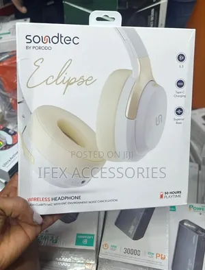 Porodo Soundtec Eclipse Wireless Over-Ear Headphone