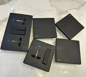 Fancy Cool Black Switches and Sockets