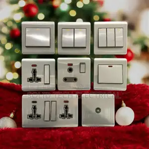 Uk Stainless Silver Brushed Switches and Sockets