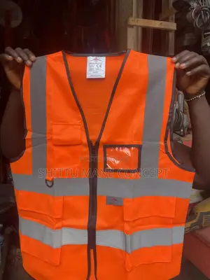 Safety Jacket Zipped Reflective Jacket With Pocket