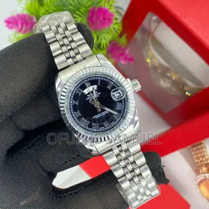 Female Quality Silver Rolex