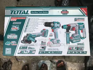 Total Industrial Cordless Combo 3 In 1 Pcs Set 20v