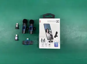 (3in1) Wireless Lapel Double Microphone