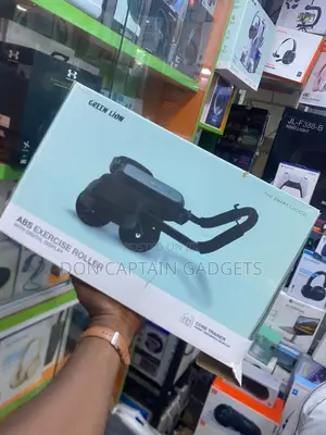 Green Lion Abs Exercise Roller With Digital Display
