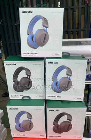 Green Lion Solarecho Headphones, ANC, Infinite Playtime, 10m