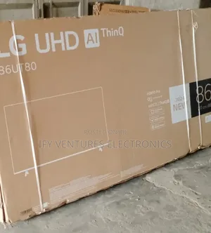 86 Inch Lg Smart Tv, Upscaling, Full Hd, 2 Years Warranty.