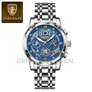 Poedegar Active Chronograph Chain With Box and Bag