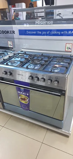 New Maxi Style 90cm Standing All Gas Cooker 5 Burners Oven