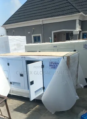 100kva Perkins Soundproof Diesel Generator 100% Copper Coil