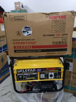 Elepaq 4.5kva Constant Generator- Battrey Option