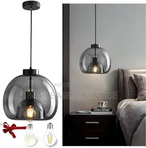 Smoke Glass Dropping Pendant Chandelier