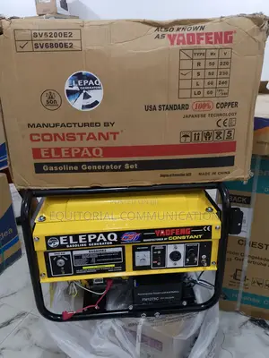 Elepaq 4.5kva Constant Generator for Outdoor Use
