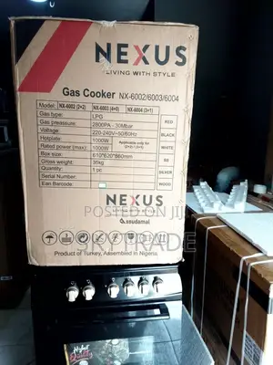Stylish Nexus Turkey Four Burner Gas Cooker + Oven (Nx-6003)