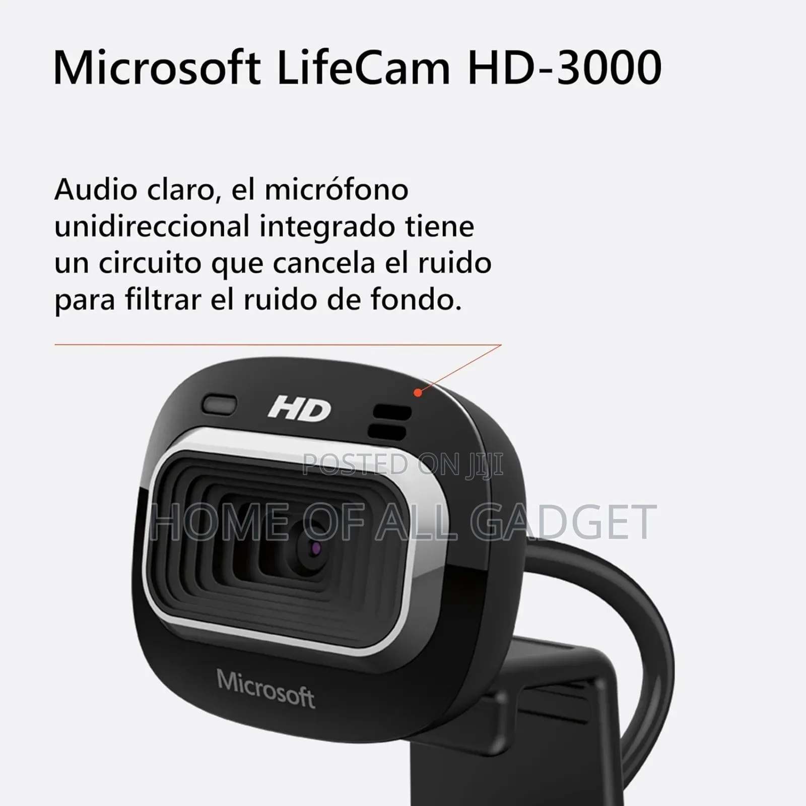 Microsoft Hd3000 Webcam Camera