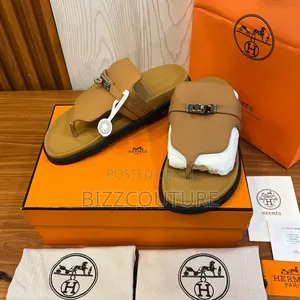 Original Hermes Leather Sandals Available in Store