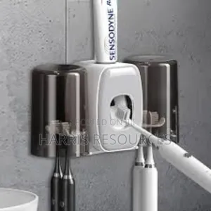 Toothpaste Dispenser and Toothbrush Holder