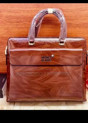 Light Brown Mont Blanc Laptop, Office, Conferen Business Bag