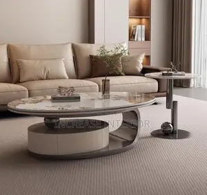High Quality Luxury Classic Marble Center Table With Stools