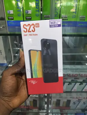 New Itel S23 256 GB Black