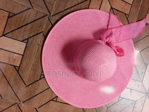 Pink Colour Beach Hat