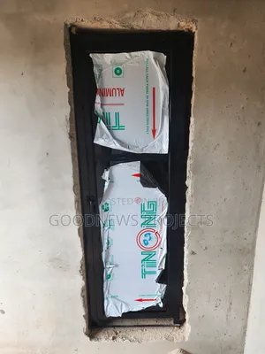 Black Thick Aluminium Toilet Door