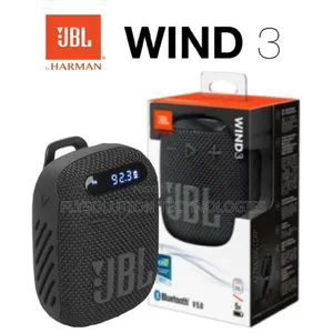 JBL Wind 3 Portable Bluetooth Speaker Black