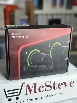 Focurite Scarlet 2i2 Audio Interface Soundcard Brand New