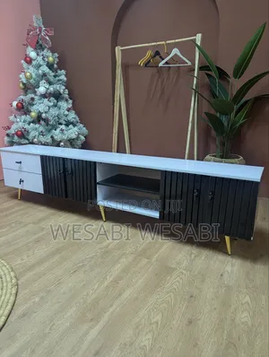 7ft TV Console Stand