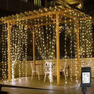 Christmas Curtain Light for Indoor and Outdoor Decorations