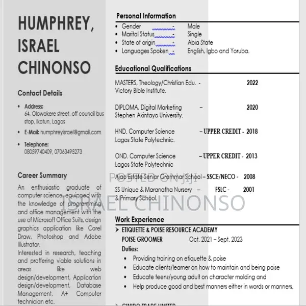 Computing It Cv
