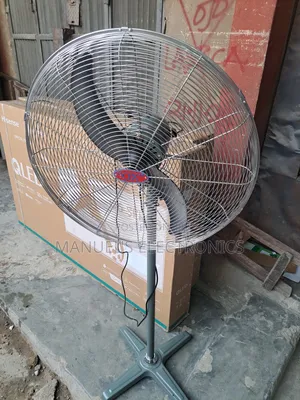 (26" OX Industrial Standing Fan Copper Coil With Warranty)