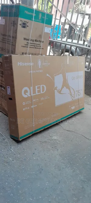 Brand New Hisense 75" Qled Smart Tv>Bluetooth>Flameless>