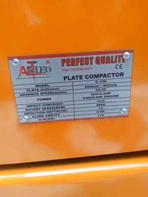 C120 Compactor Machine 5.5hp