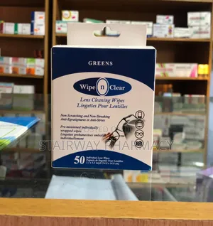 Greens Wipe and Clear Lens Cleaning Wipes