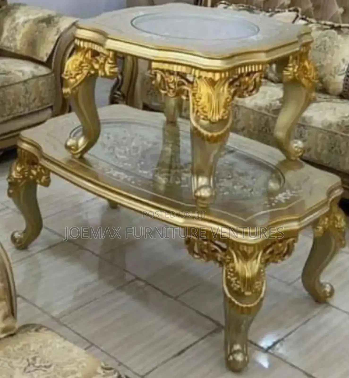 Royal Center Table With Two Side Stools
