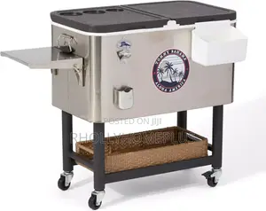 Tommy Bahama Rolling Cooler (100qt)